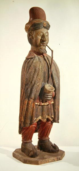 Tütünçüler işareti (çok renkli ahşap) by French School