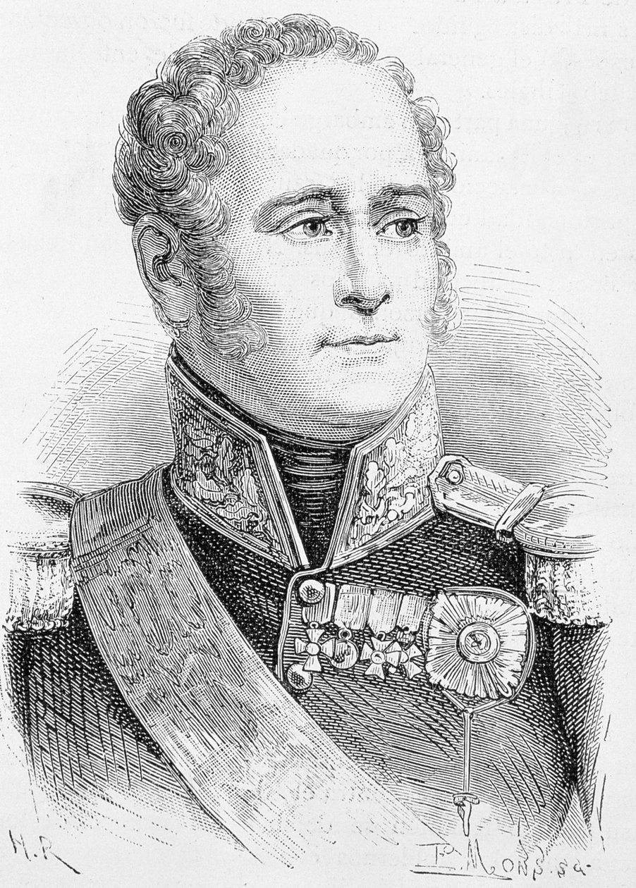 Rusya Çarı I. Aleksandr (1777-1825) by French School