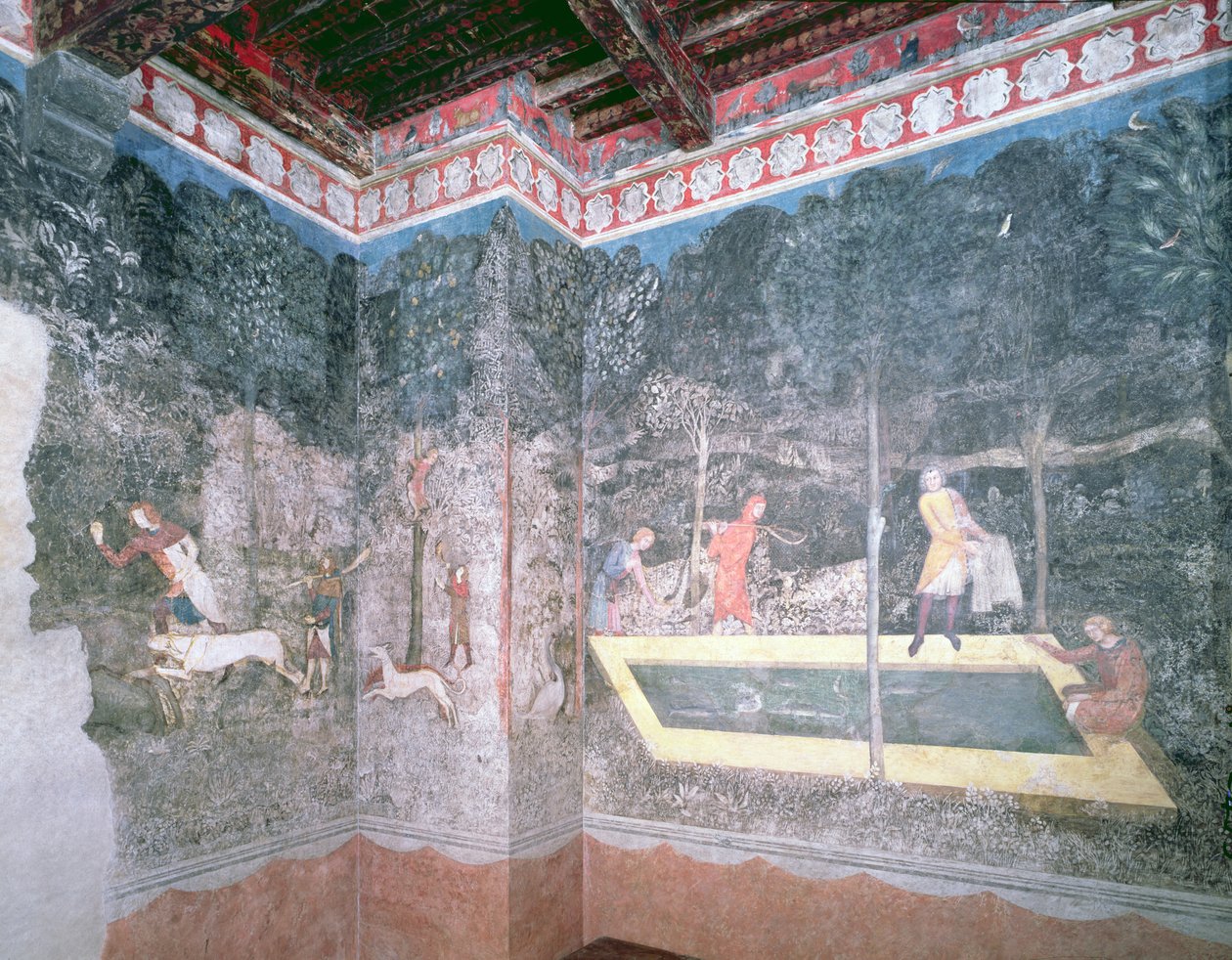 Geyik Odasının Görünümü, 1343 by French School