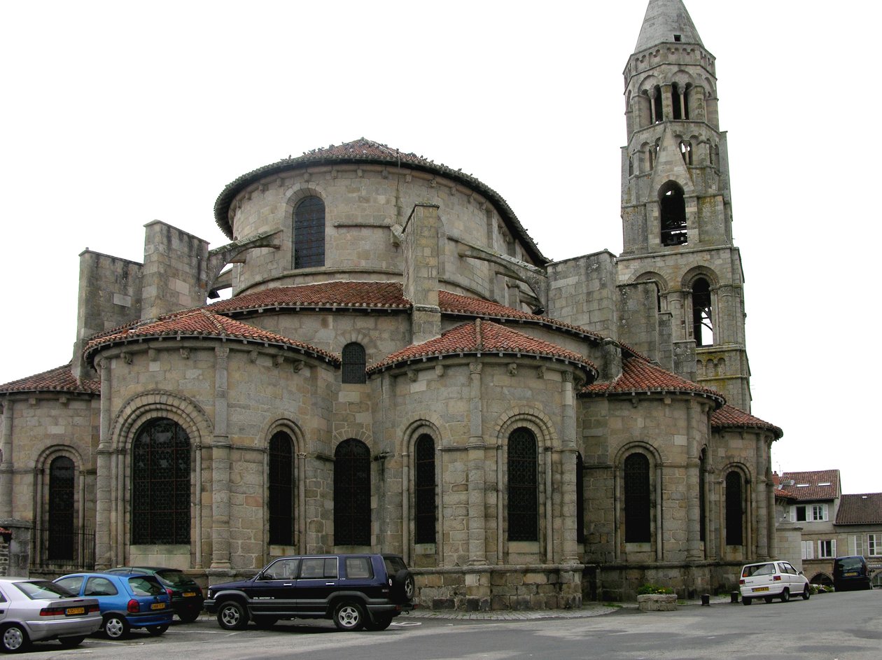 Kilisenin kulesinin görünümü by French School