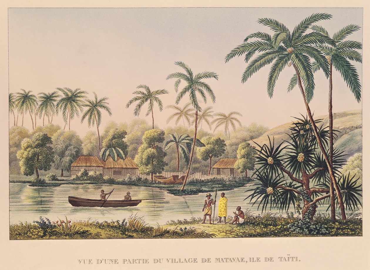 Matavae Köyü, Tahiti, Teğmen Louis Isodore Duperrey
