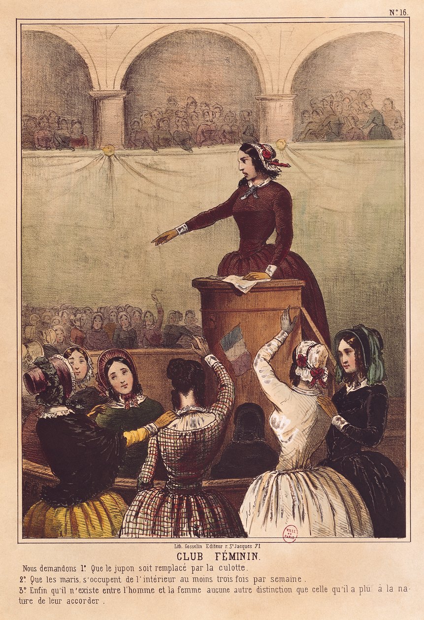 Kadınlar Kulübü, c.1848 by French School