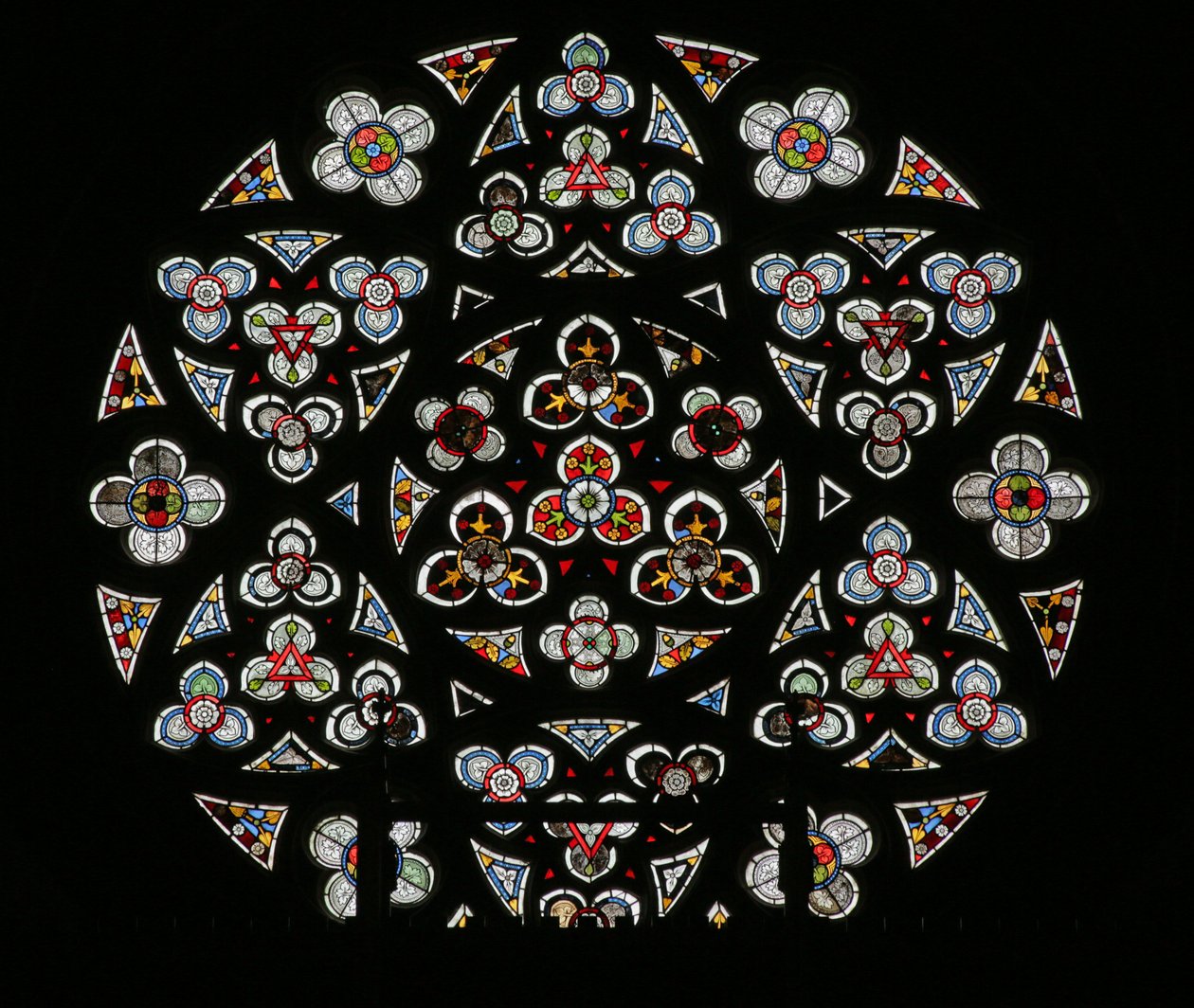 Batı gül penceresi, 14.-20. yüzyıl by French School