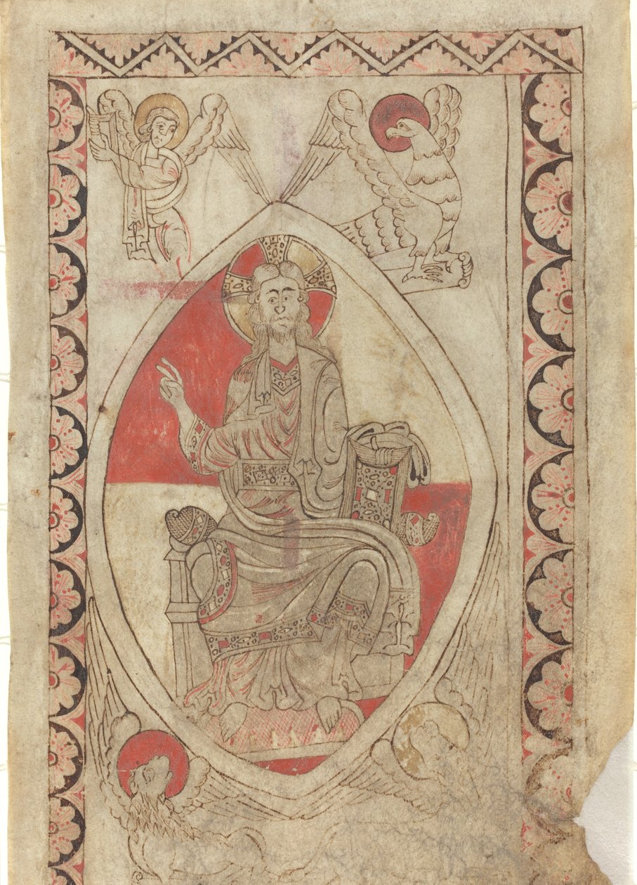 İsa Majesteleri [rekto] by French 12th Century