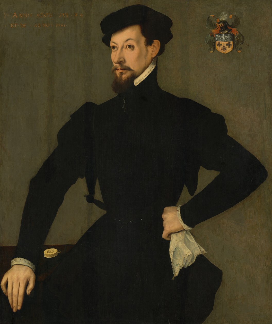 Quaratesi Ailesinin Bir Üyesinin Portresi by French 16th Century