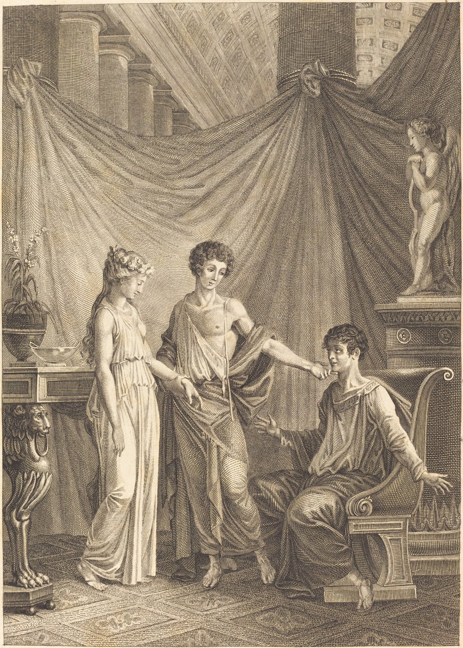 iki arkadaş by French 18th Century