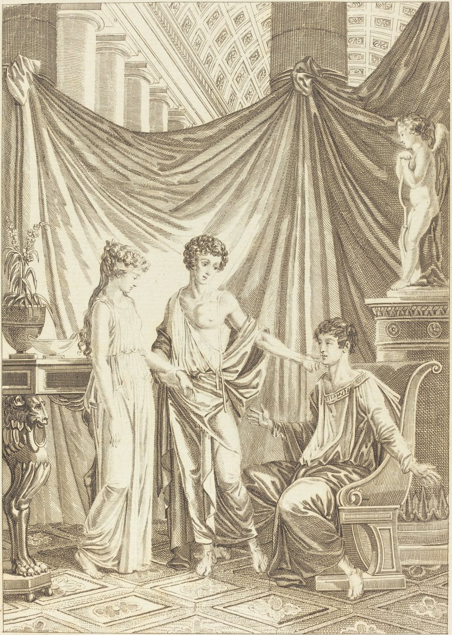 iki arkadaş by French 18th Century
