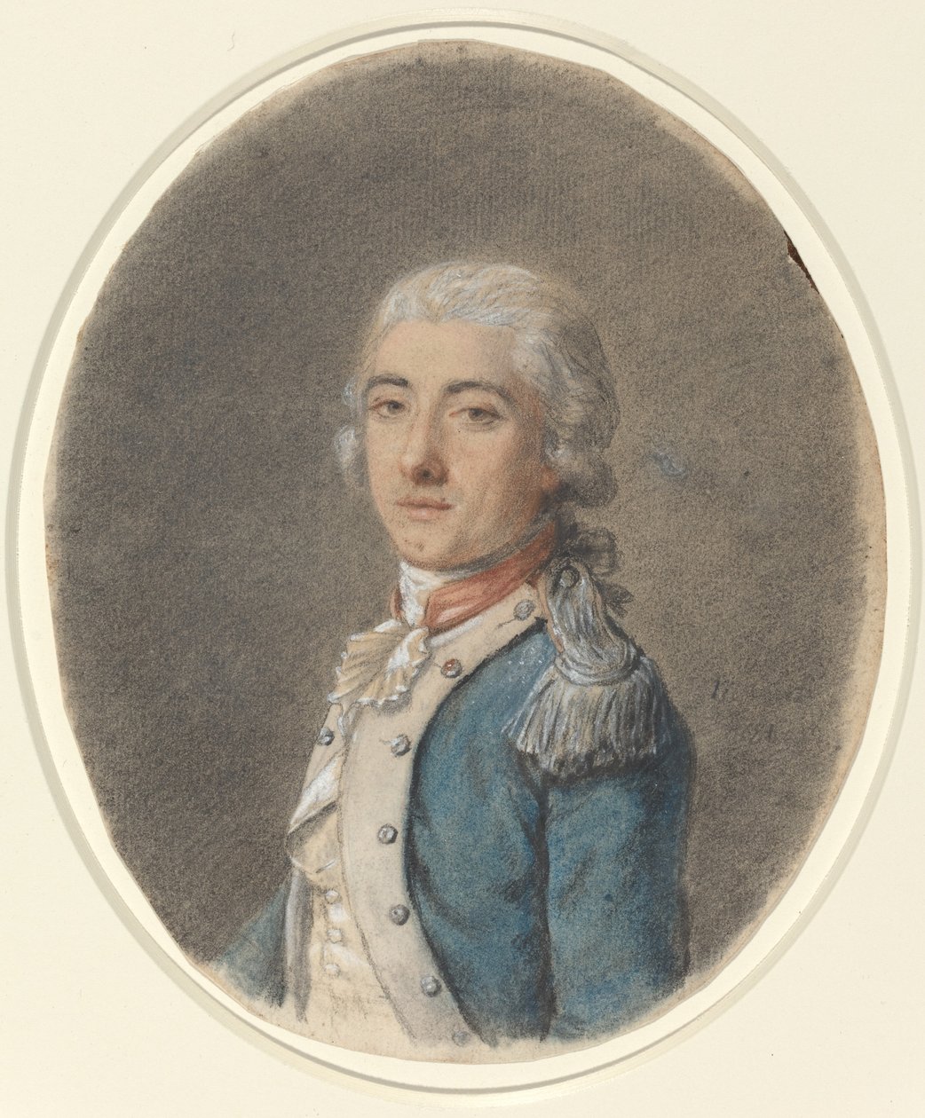 Askeri Üniformalı Bir Adamın Portresi by French 18th Century