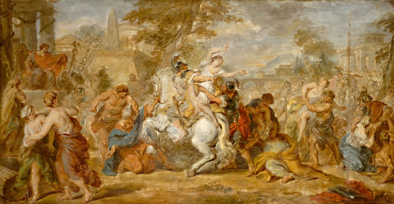 Sabine Kadınlarına Tecavüz by French 18th Century