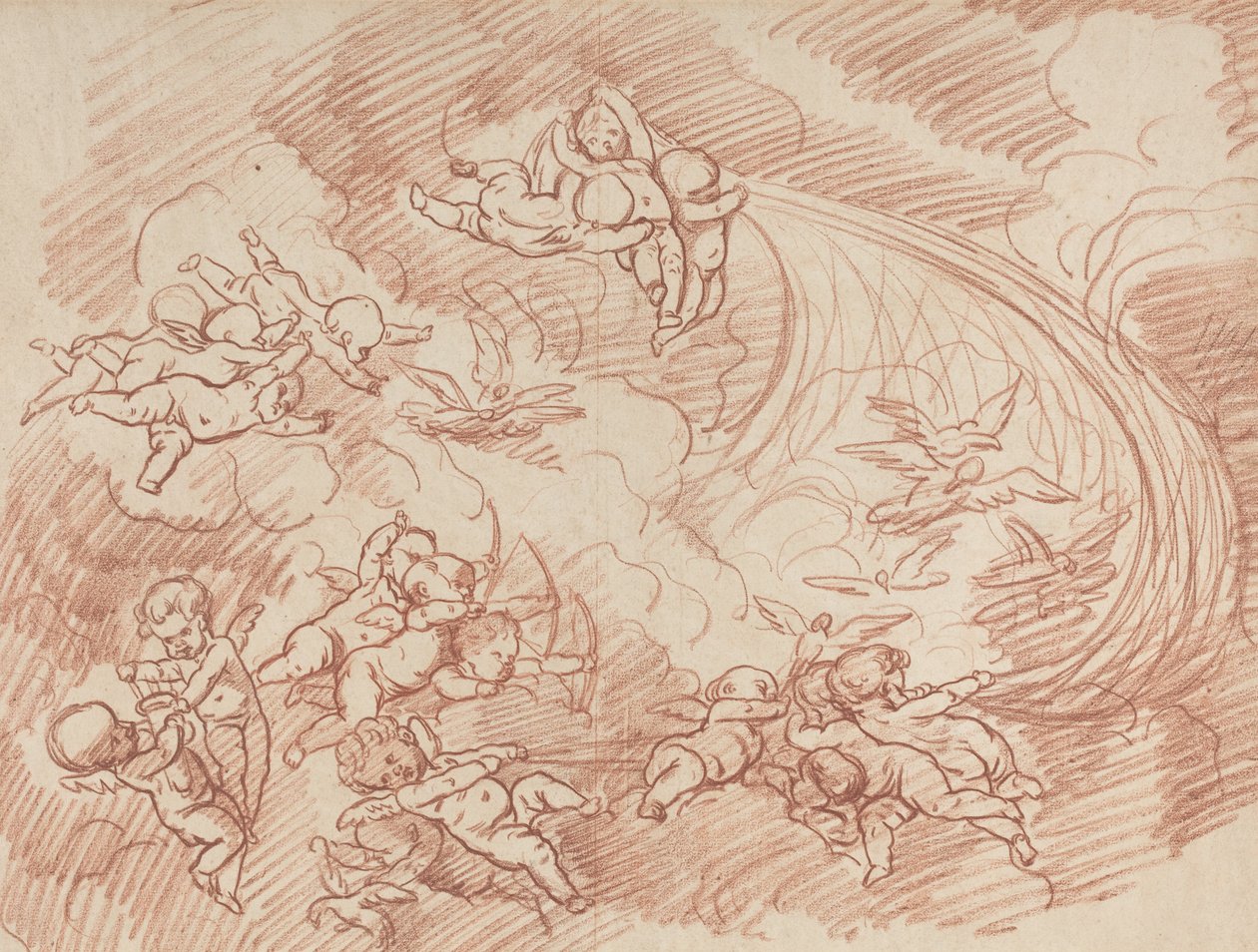 Cupids Peçe by French 18th Century