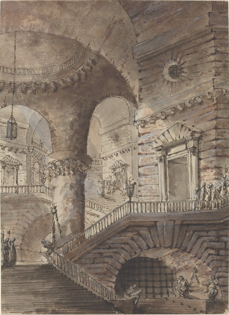Roma Hapishanesi by French 18th Century Follower of Giovanni Battista Piranesi