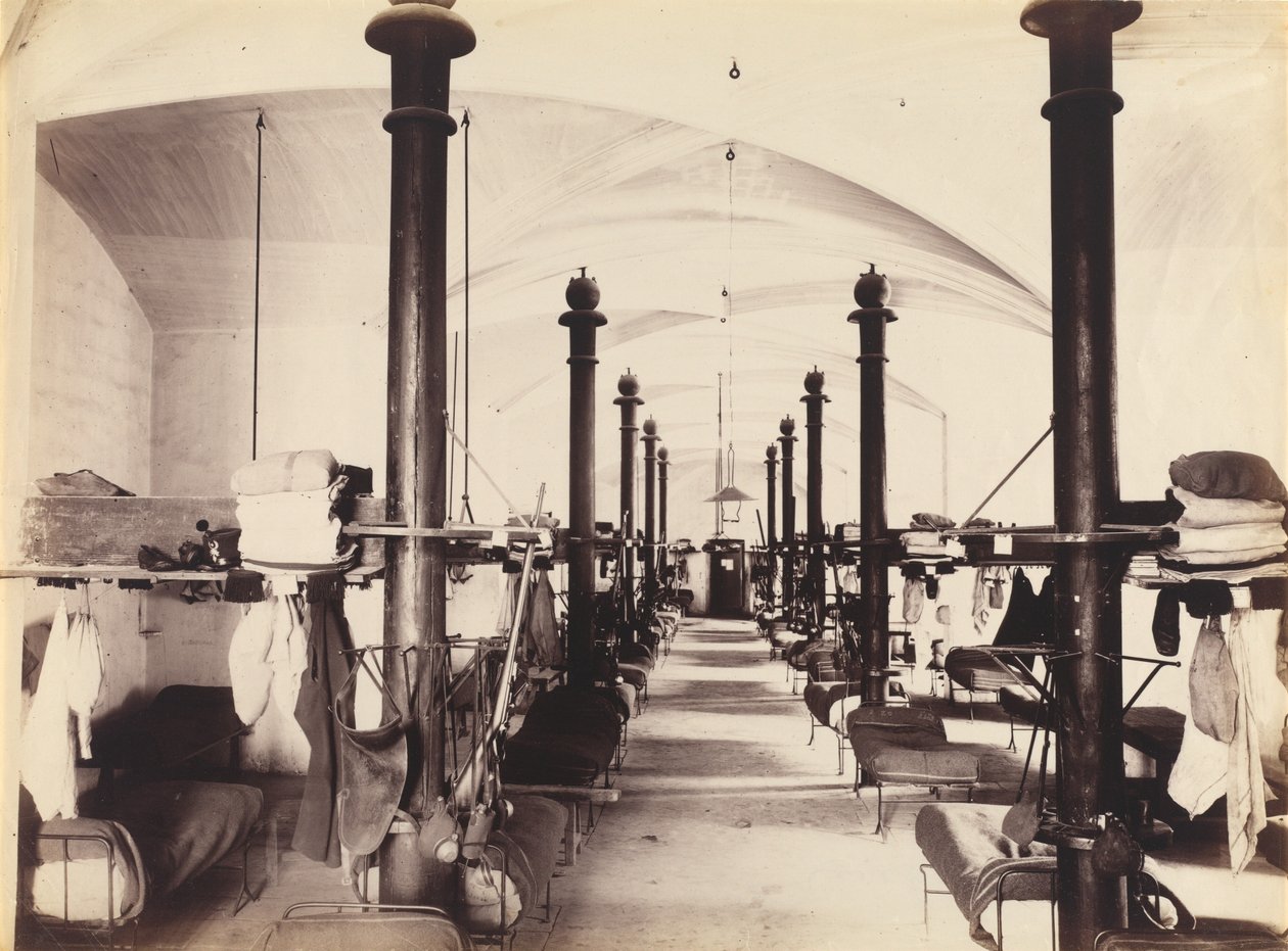 Muhafız Odaları, Papalar Sarayı, Avignon, Fransa by French 19th Century