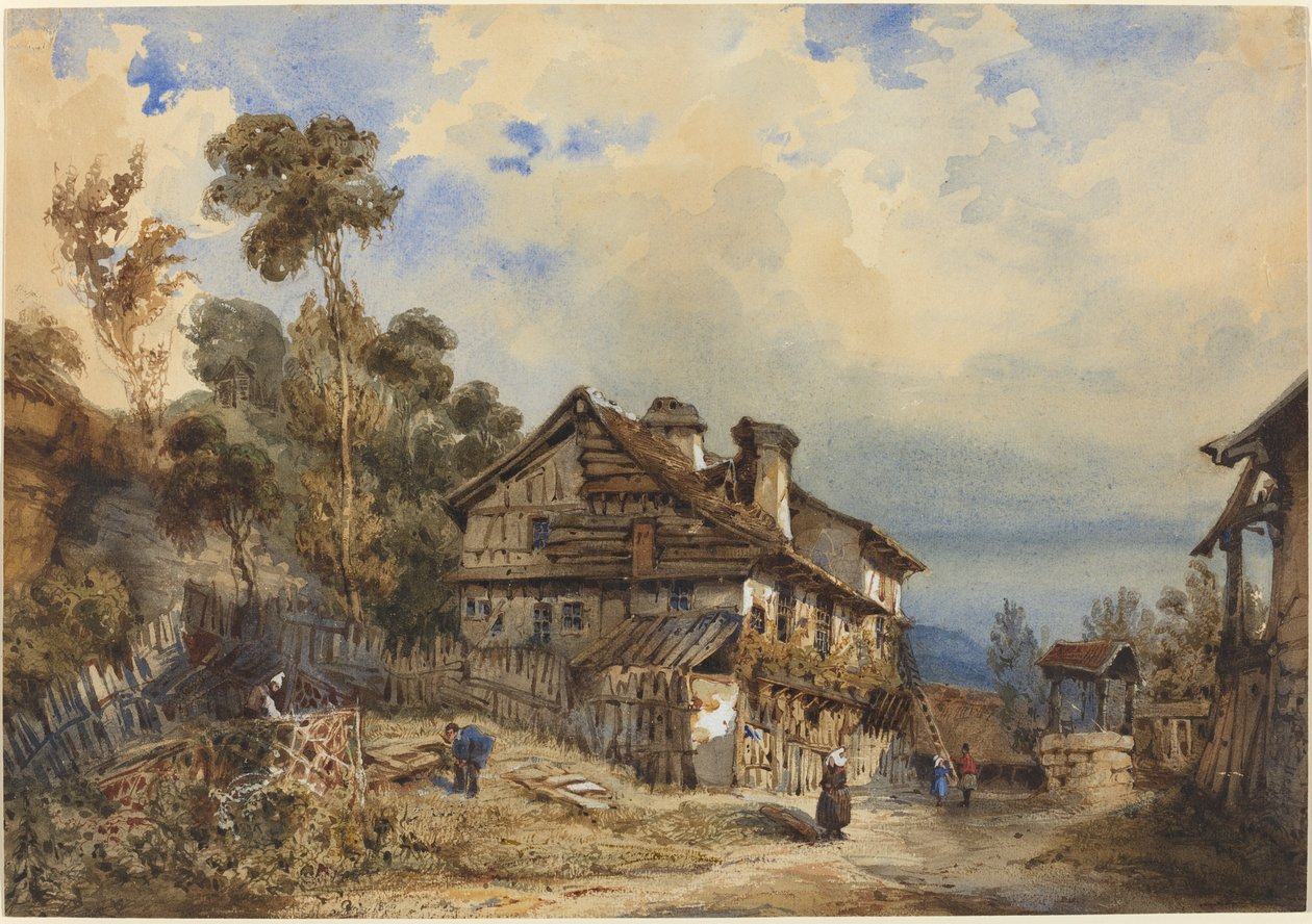 Rustik Manzara by French 19th Century