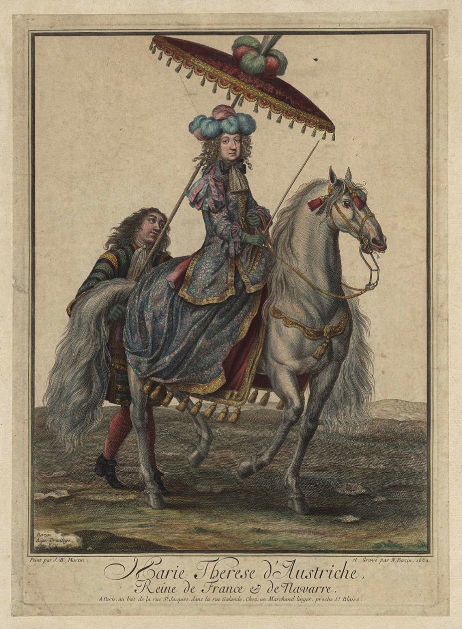 İspanya Maria Theresa 1638-1683, Fransa Kraliçesi ve Navarre, 1682 by French Master