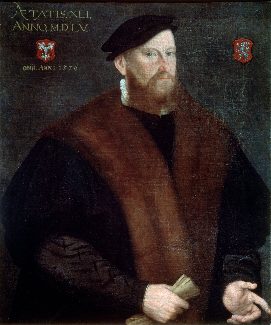 Yaşlı Bir Adamın Portresi, 1576 by French Master