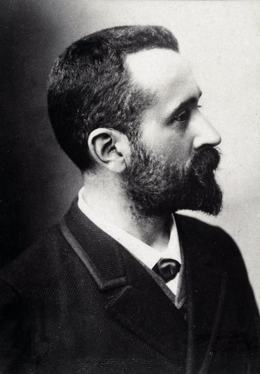 Alphonse Bertillon (1853-1914), Fransız bilim adamı, antropometrinin yaratıcısı. by French Photographer