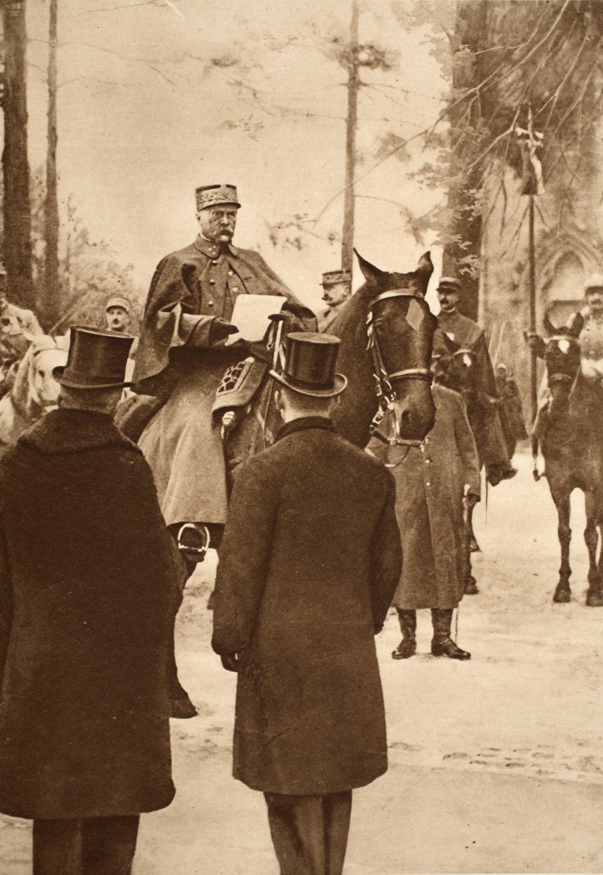 General Hirschauer, Keht köprübaşını ele geçirdi, 30 Ocak 1919 by French Photographer