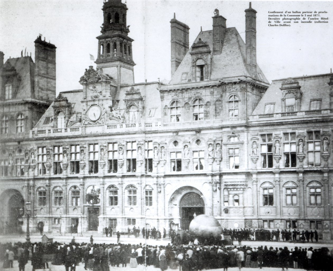Hotel de Ville, Paris, 3 Mayıs 1871