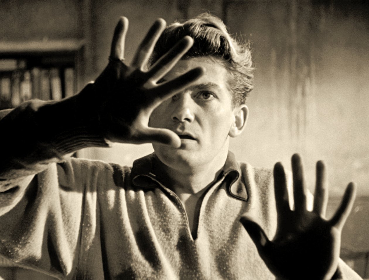 Orpheus rolünü oynayan Jean Marais, 1950 by French Photographer
