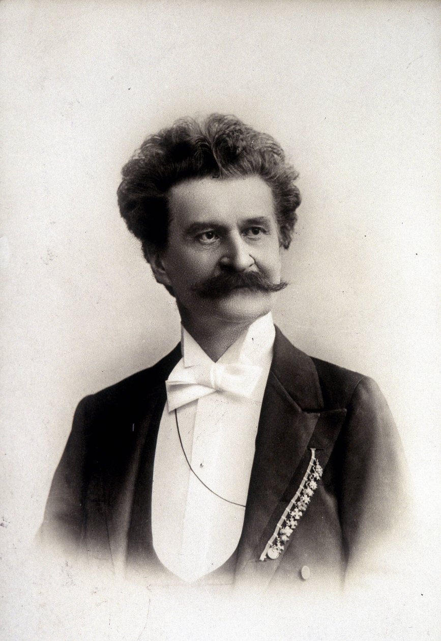 Johann II Strauss fils (1825-1899), Avusturyalı besteci by French Photographer