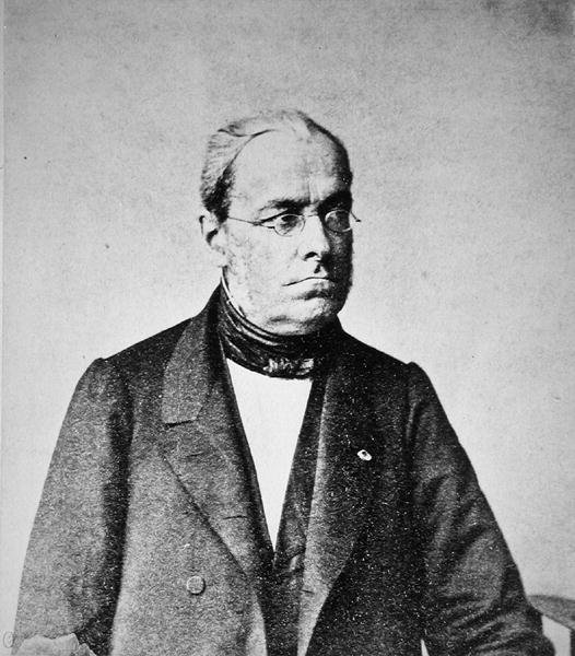 Jules Dupuit (1804-66) 1860 dolayları (s/b fotoğraf) by French Photographer