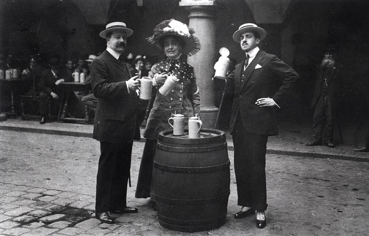 Madeleine Lemaire (1845-1928) ve Reynaldo Hahn (1875-1947) by French Photographer
