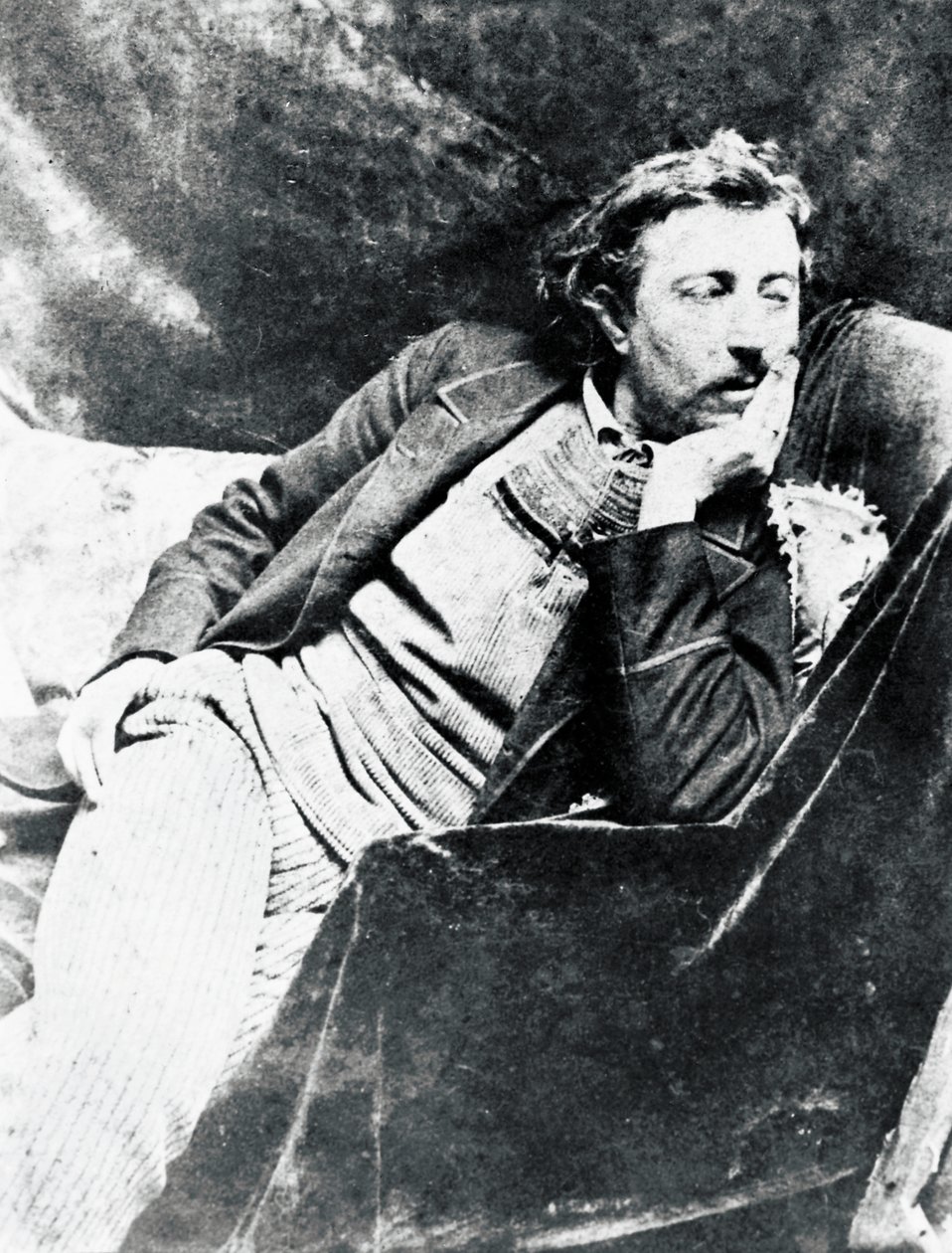 Paul Gauguin Breton yelek giyiyor by French Photographer