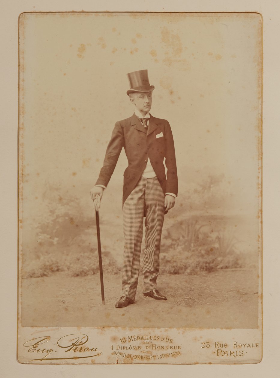 Boni de Castellane anısına bir hatıra albümünden fotoğraf by French Photographer