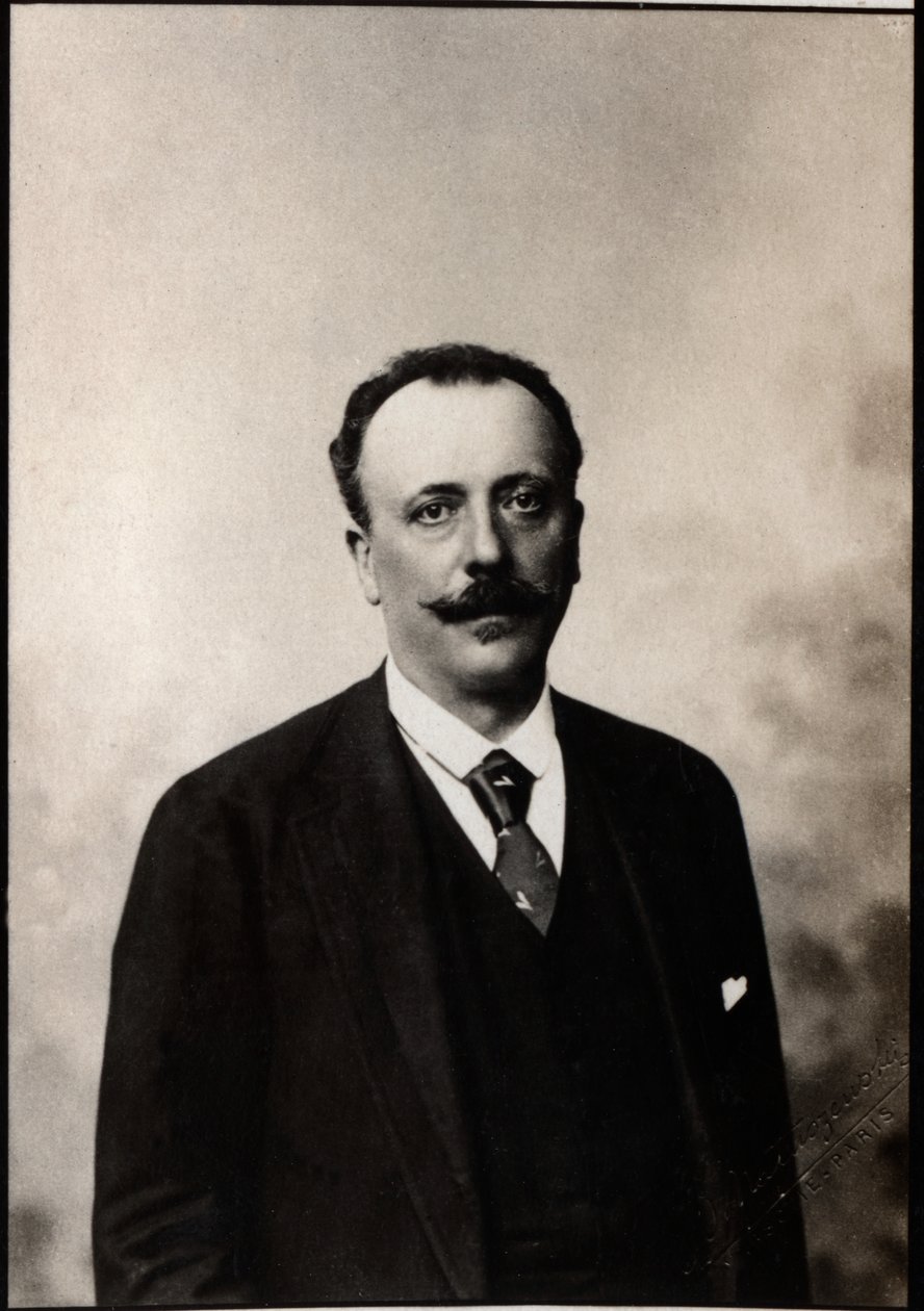 Adrien Albert Marie Comte de Mun (1841-1914), Fransız politikacı portresi. by French Photographer