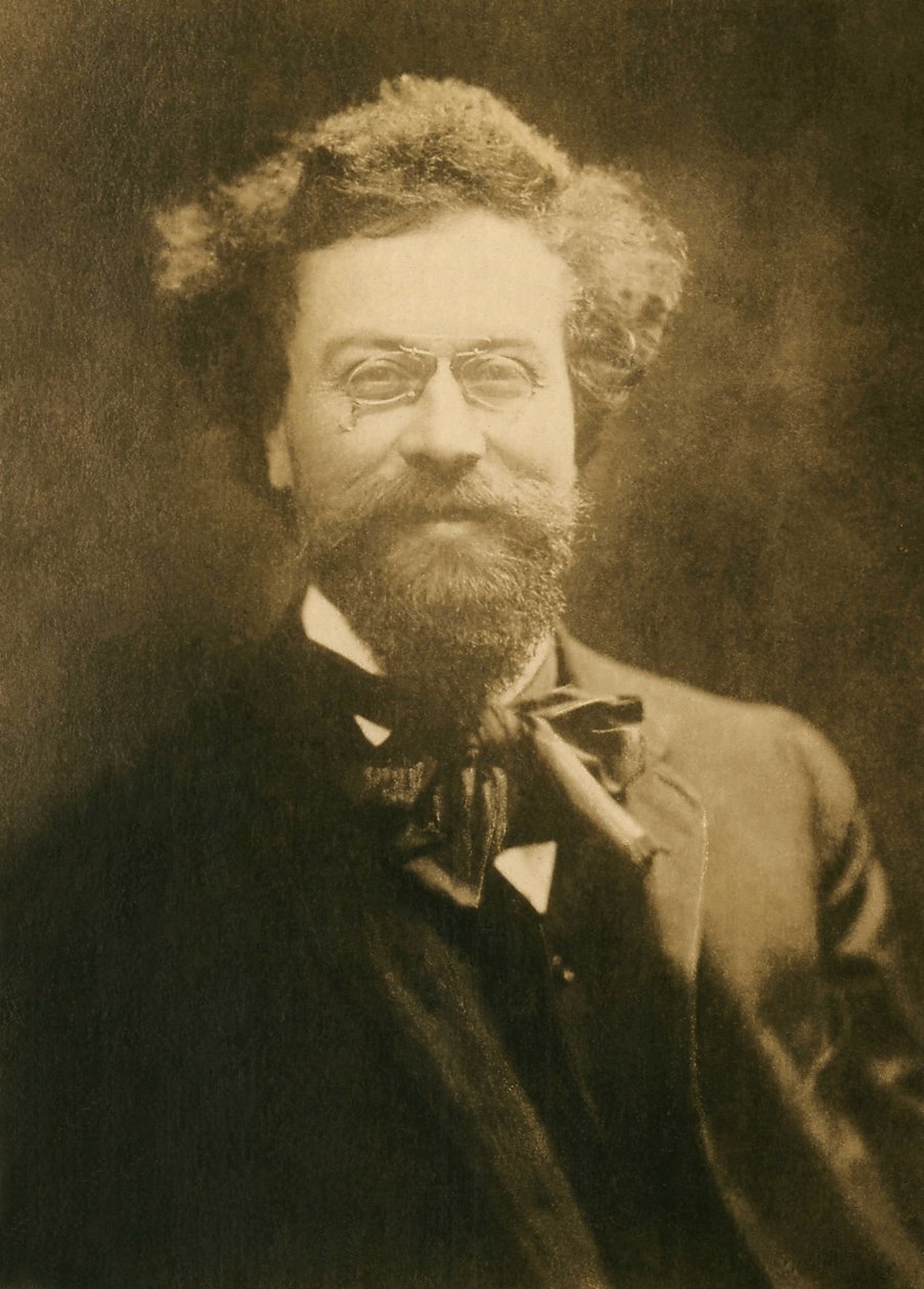 Claude Terrasse (1867-1923), Fransız bestecinin portresi. by French Photographer