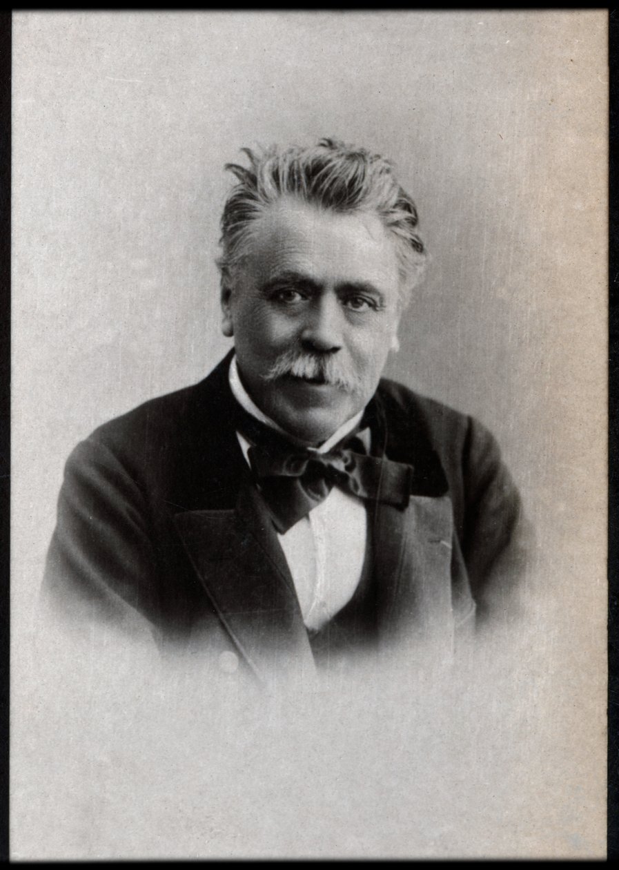 Henri Francois Becque (1837-1899), Fransız oyun yazarı. by French Photographer