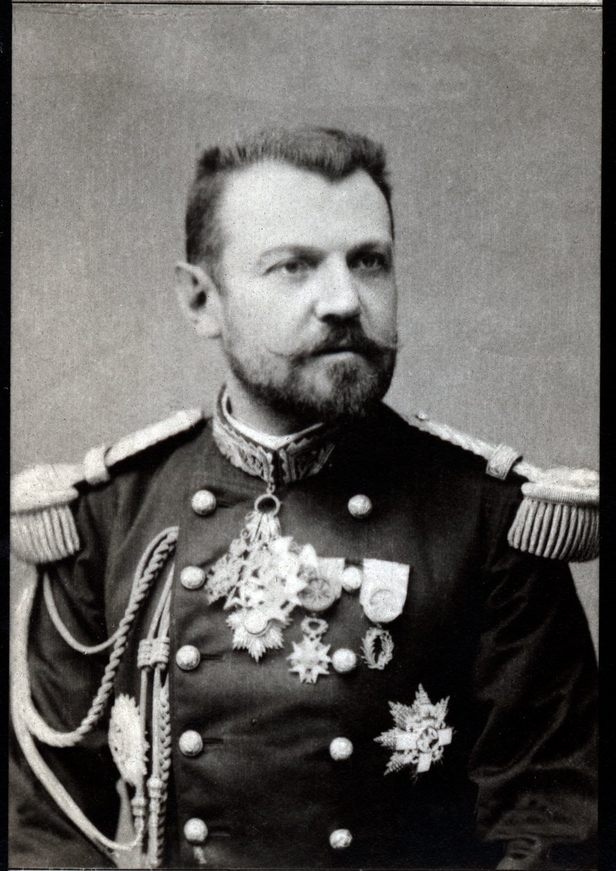 Henri Joseph Brugere (1841-1918), Fransız generalin portresi. by French Photographer