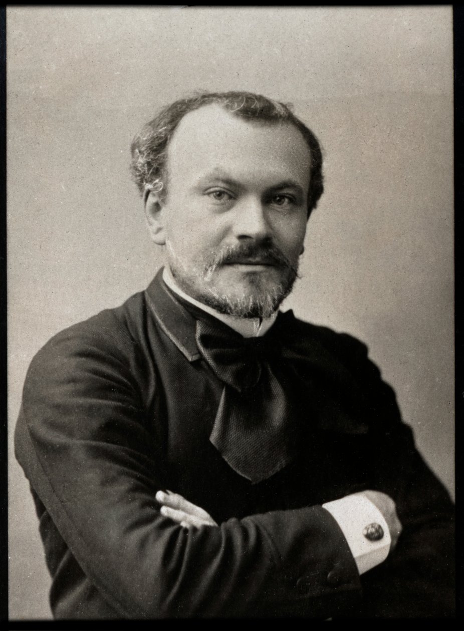 Jules Lemaitre (1853-1914), Fransız eleştirmen ve oyun yazarı portresi. by French Photographer