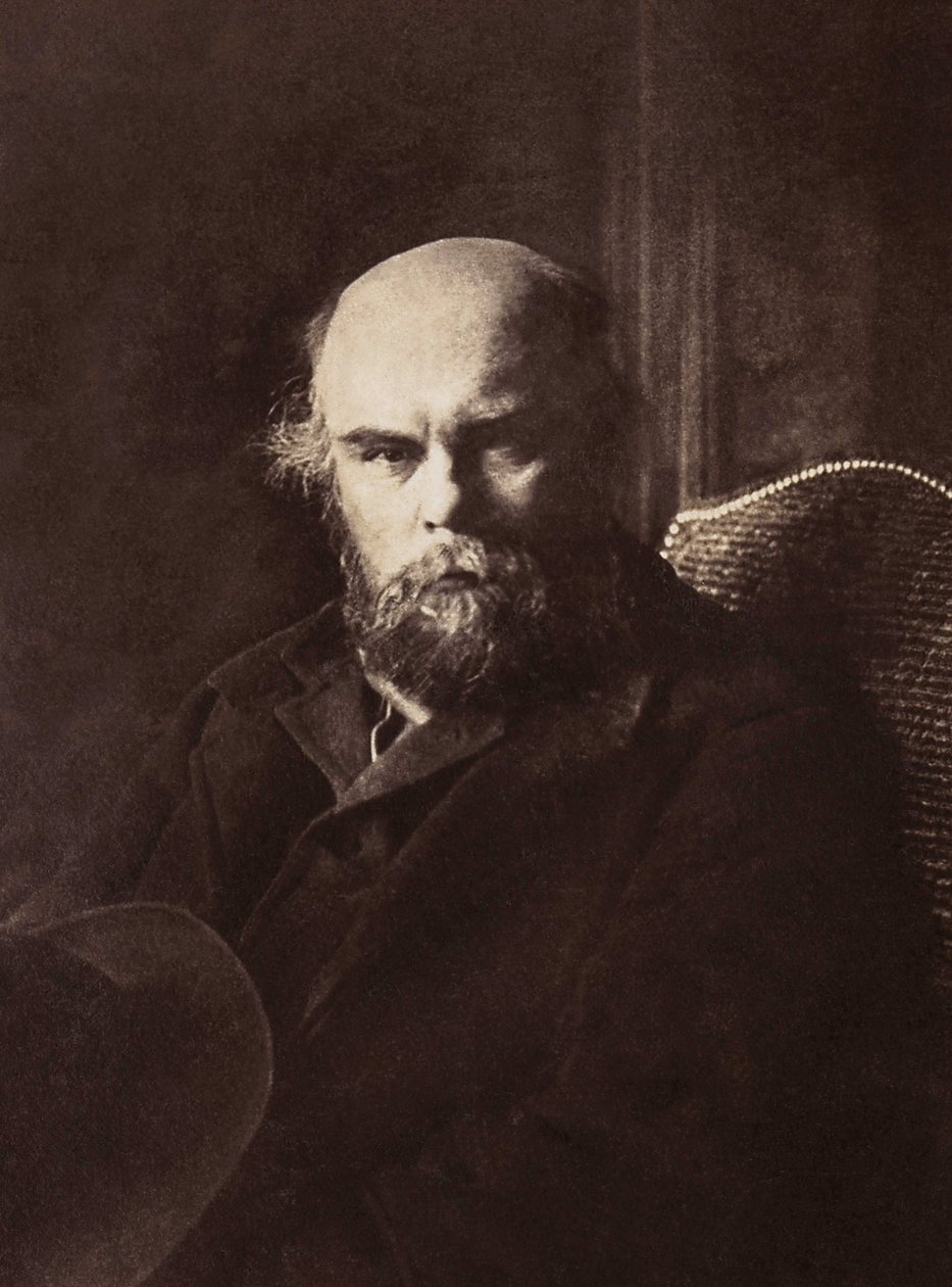 Paul Verlaine (1844-1896), Fransız şair portresi. by French Photographer