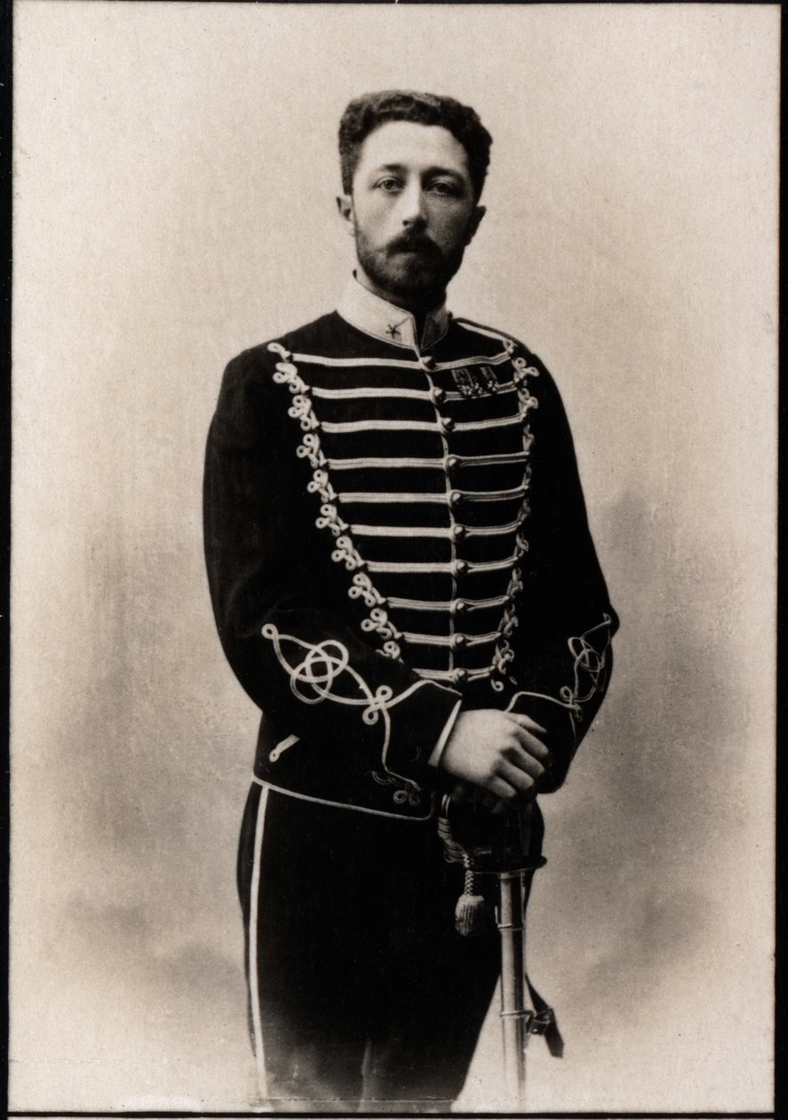 İsveç Prensi Eugen (1865-1947) portresi. by French Photographer