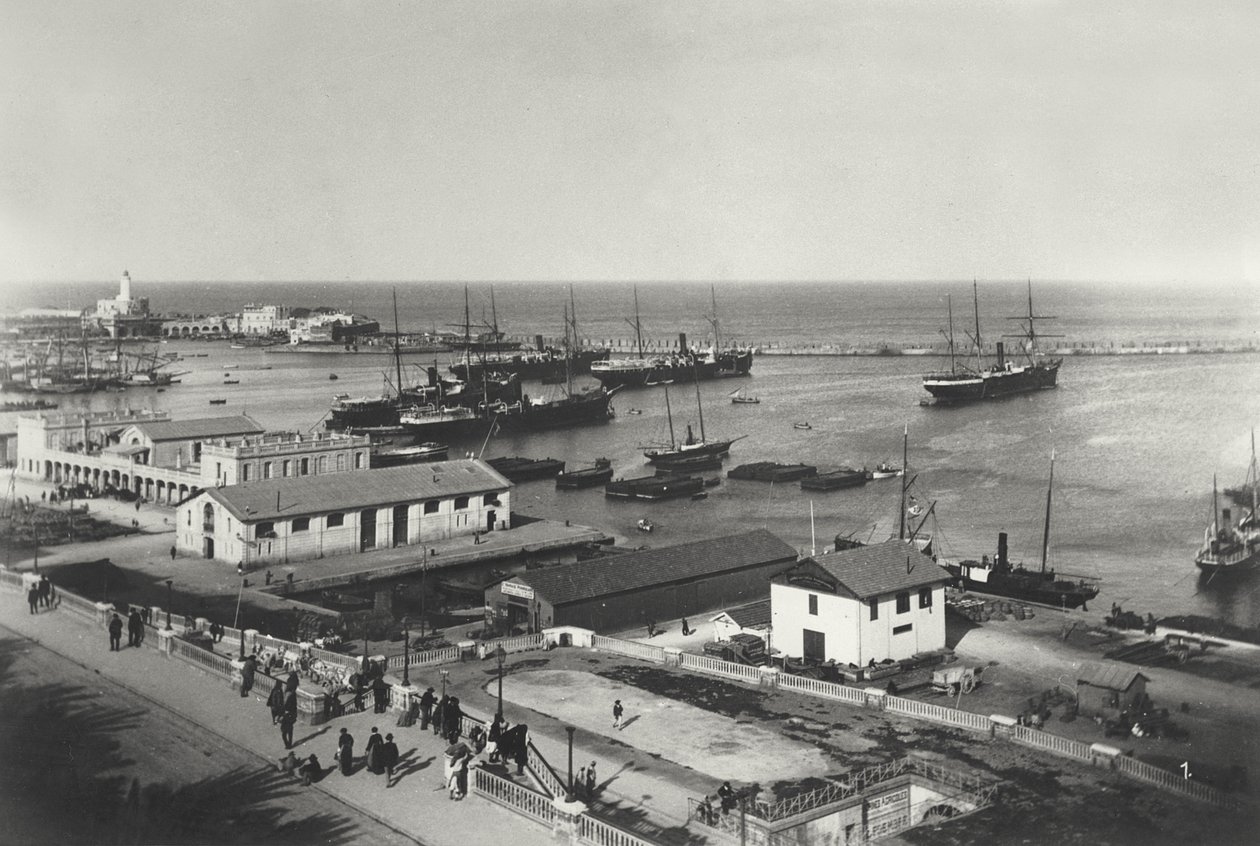 Cezayir Limanı, 20 Nisan 1886 by French Photographer