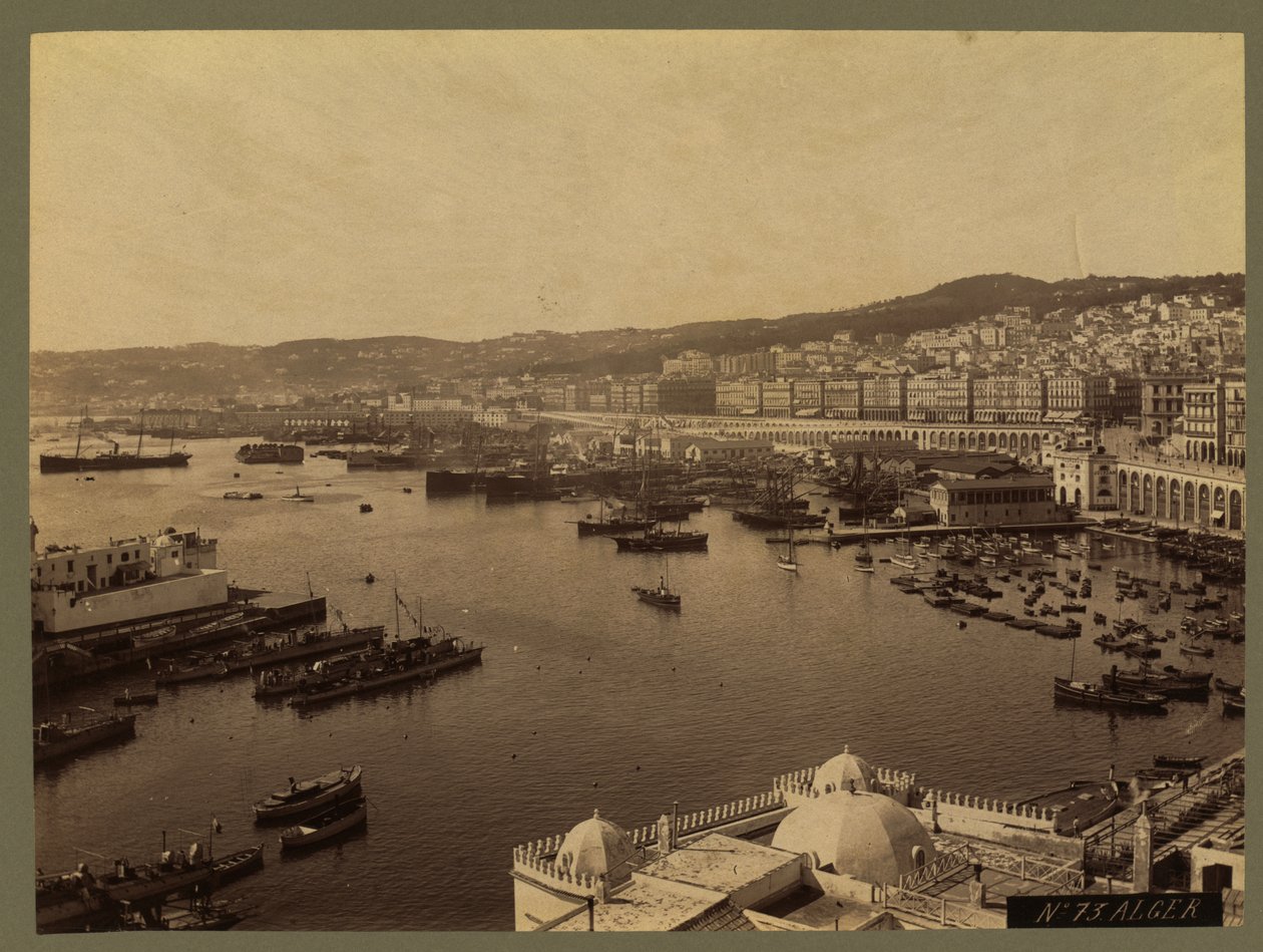 Cezayir görünümü, c.1860-1900 by French Photographer