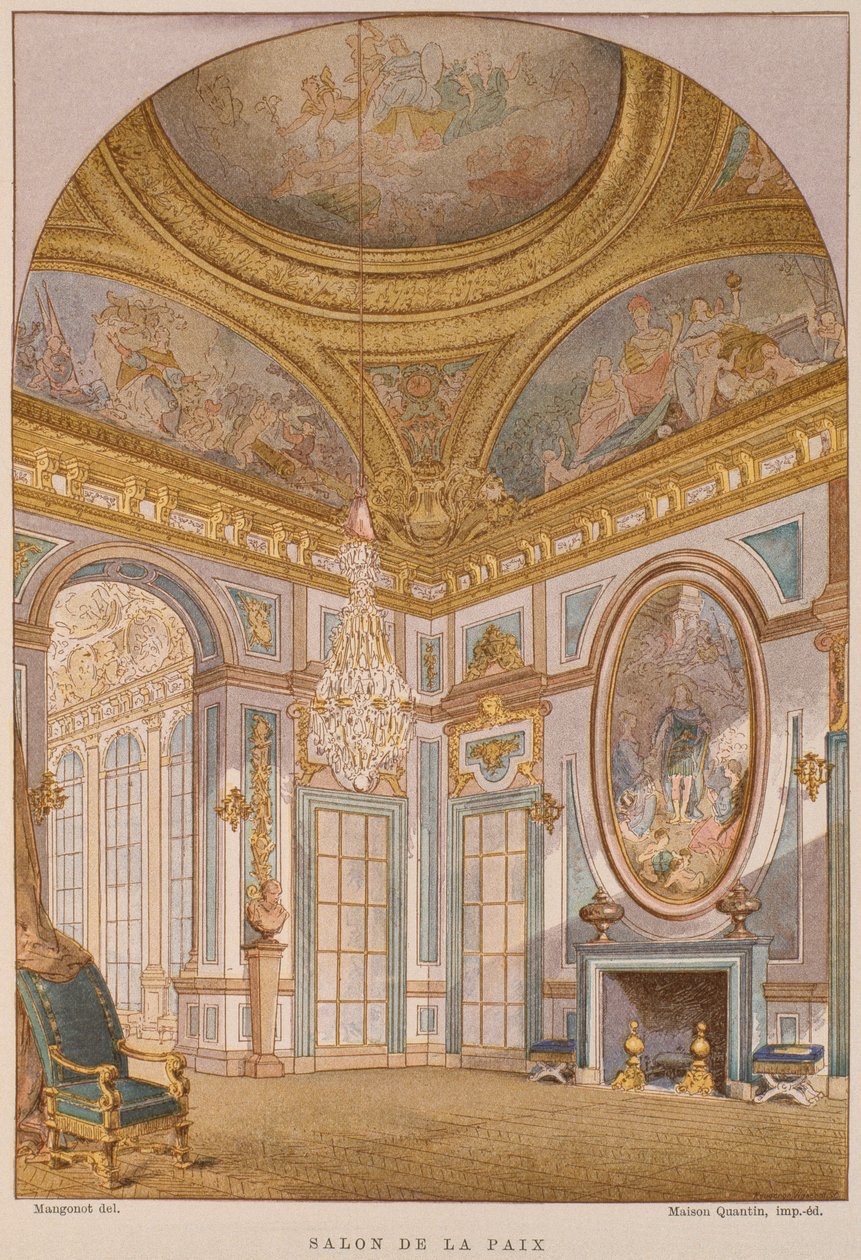 17. yüzyıl Salon de la Paix, Chateau de Versailles, Henry Havard