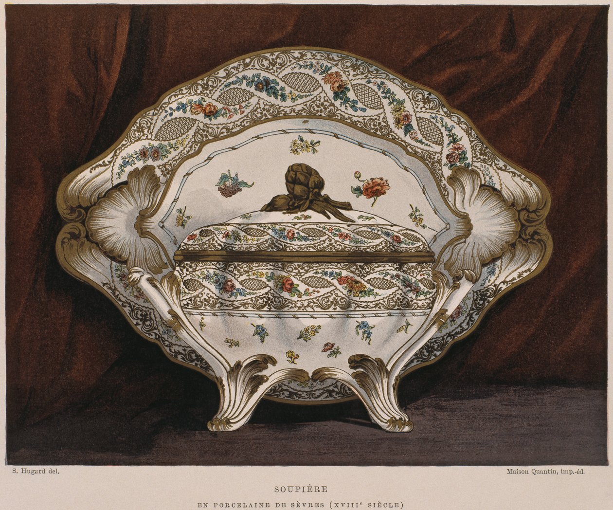 18. yüzyıl Sevres porselen kasesi, Henry Havard