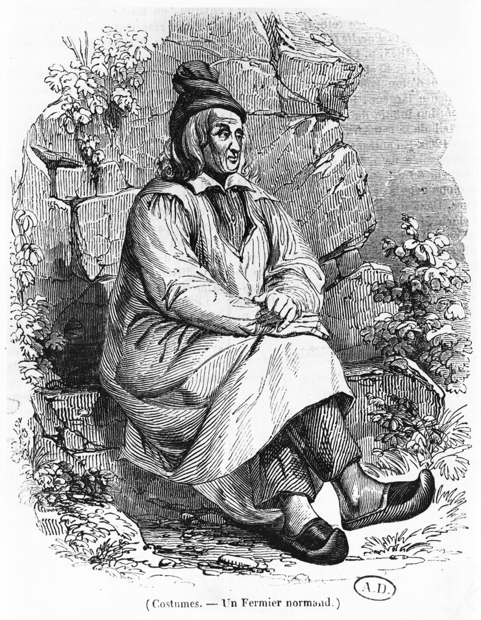 Normandiyalı Bir Çiftçi, 1840 dolayları by French School