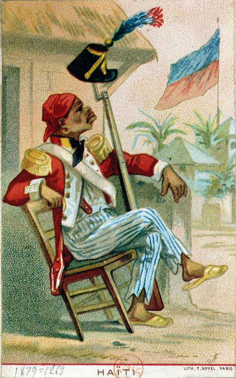 Haitili Bir Asker, 1879 by French School