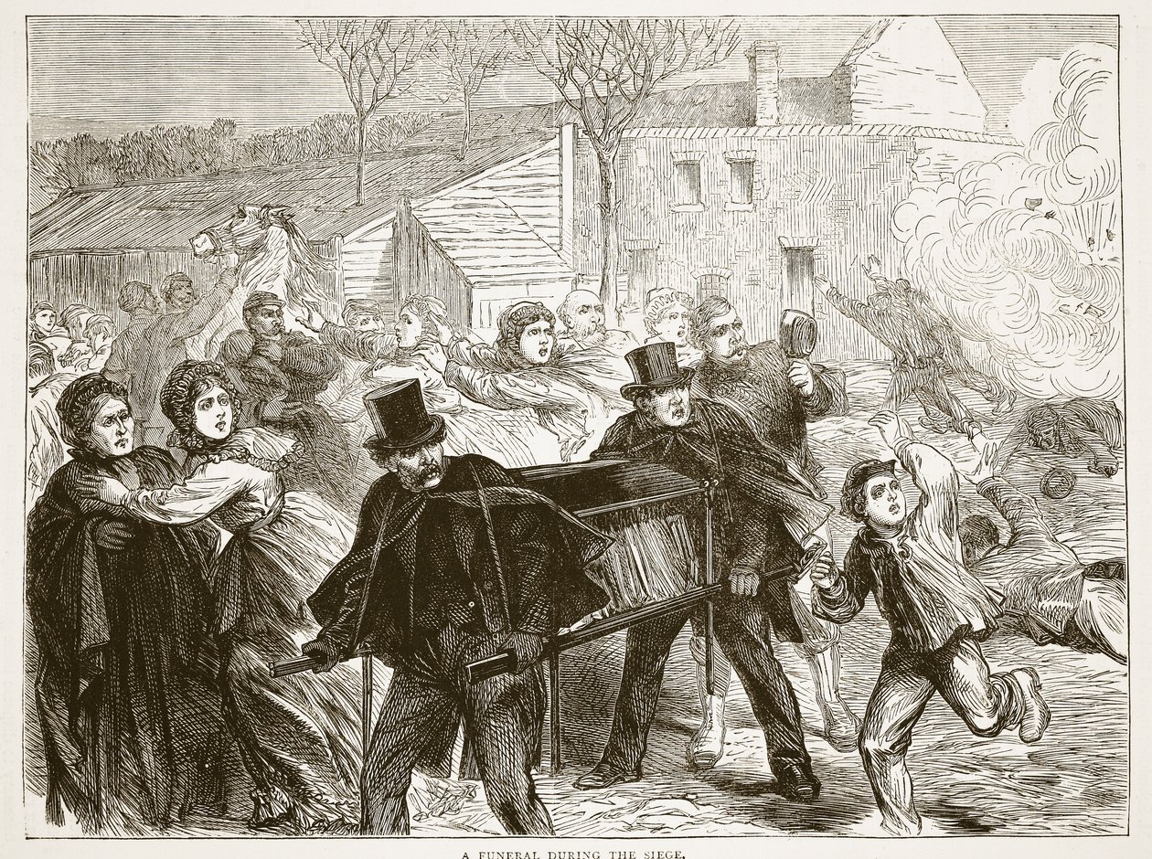 Kuşatma sırasında bir cenaze, Mart 1871, Cassells