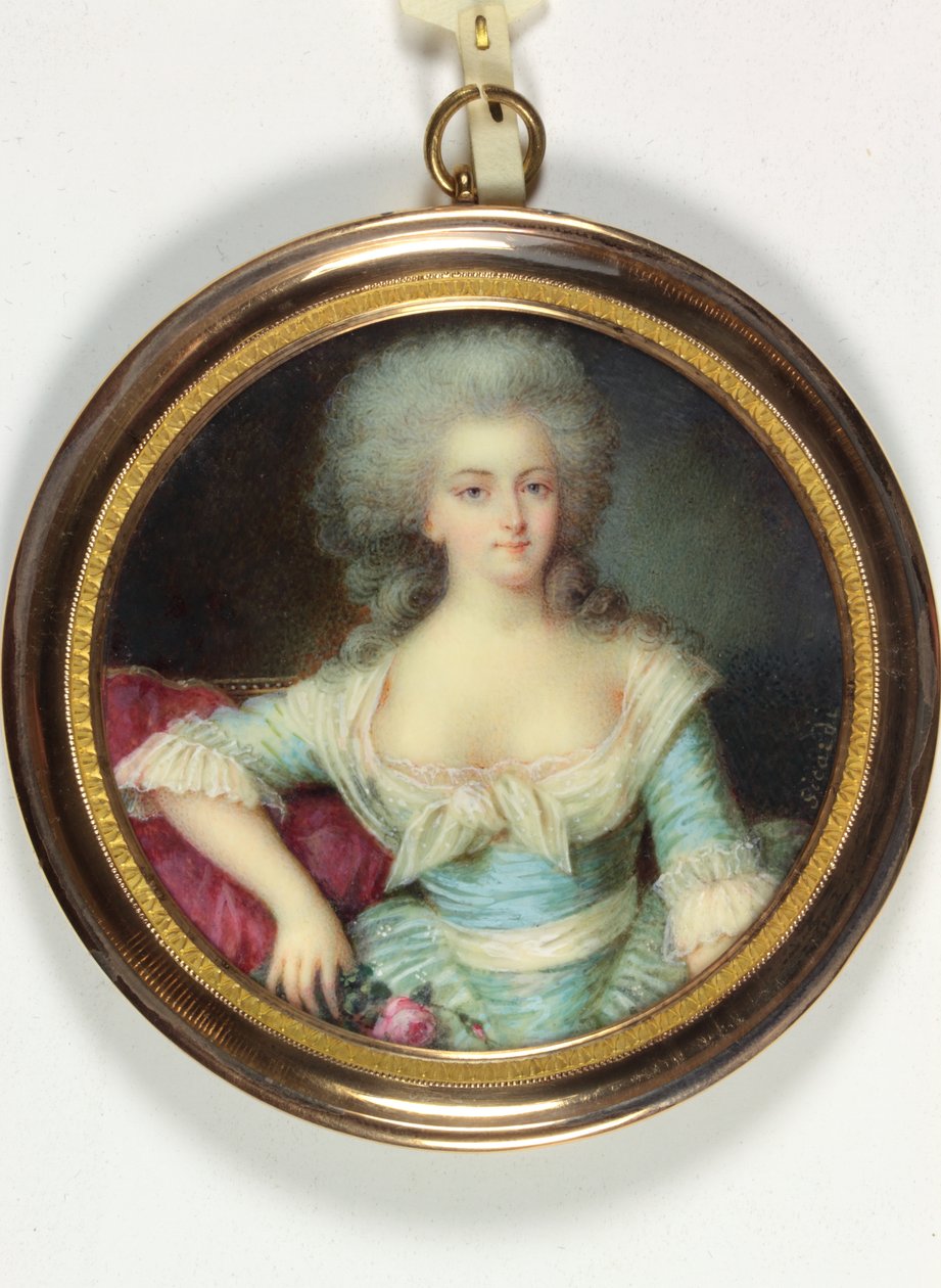 Madam Elisabeth de France (emaye) adında bir bayan by French School