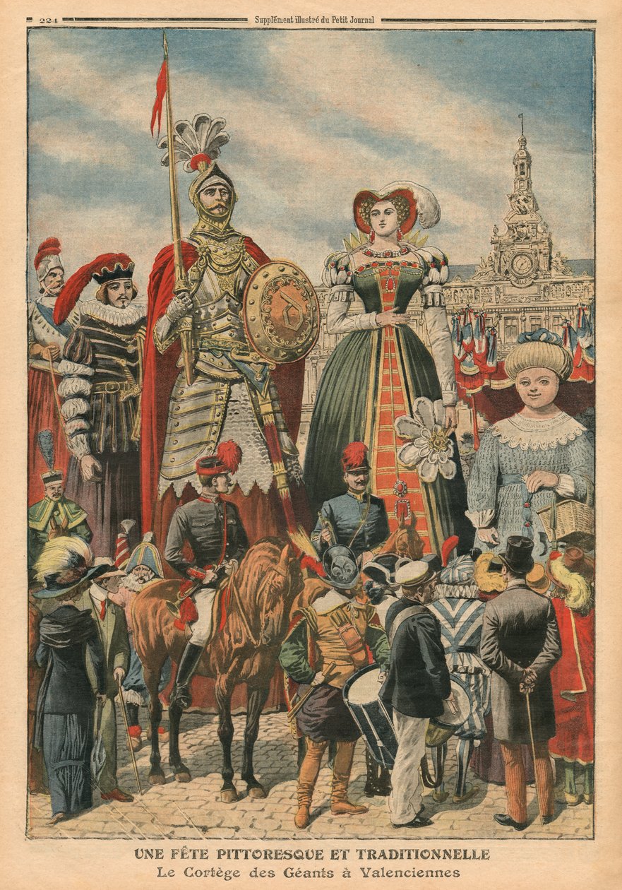 Pitoresk ve geleneksel bir şölen, Valenciennes