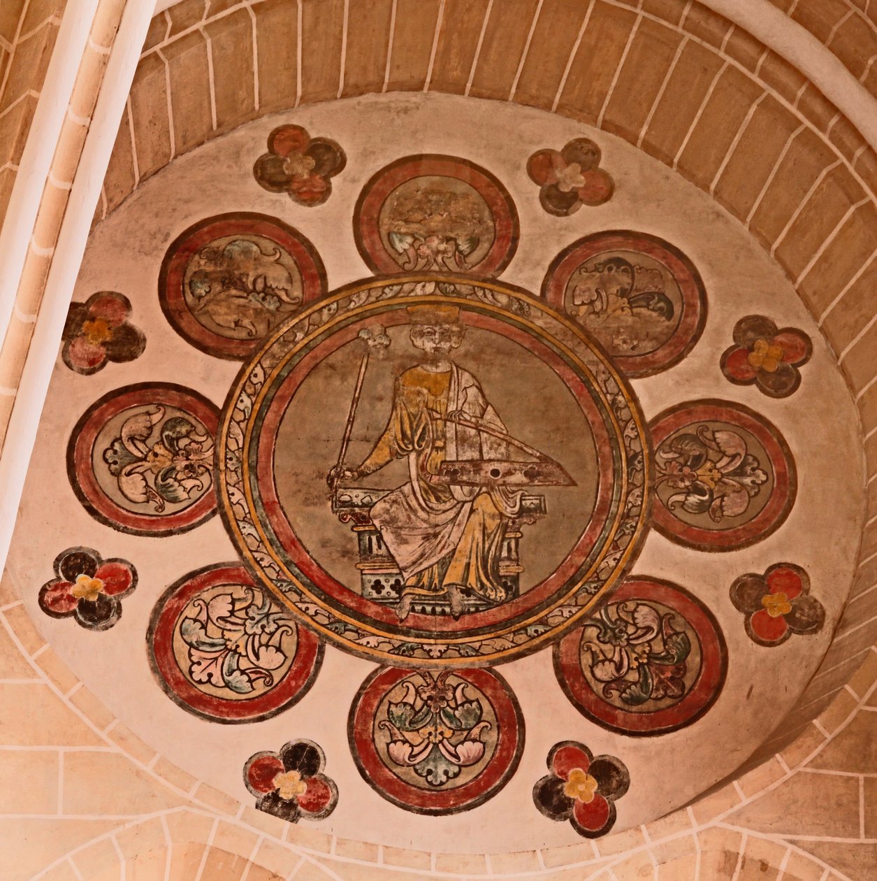 batı-en körfezde, güney tarafında boyalı bir rozetin bir görünümü by French School