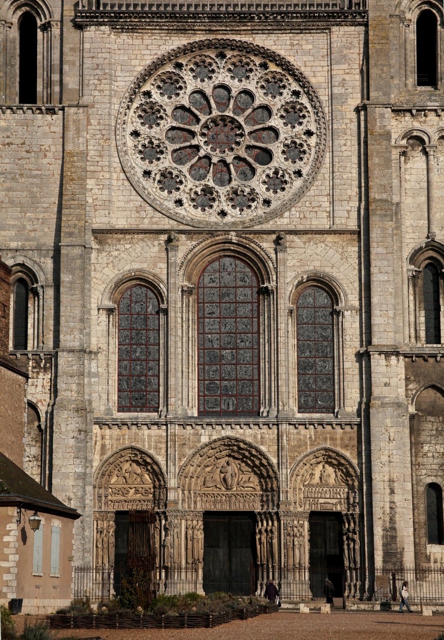 Batı cephesinden bir görünüm by French School