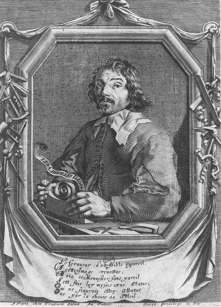 Adam Billaut (gravür) by French School