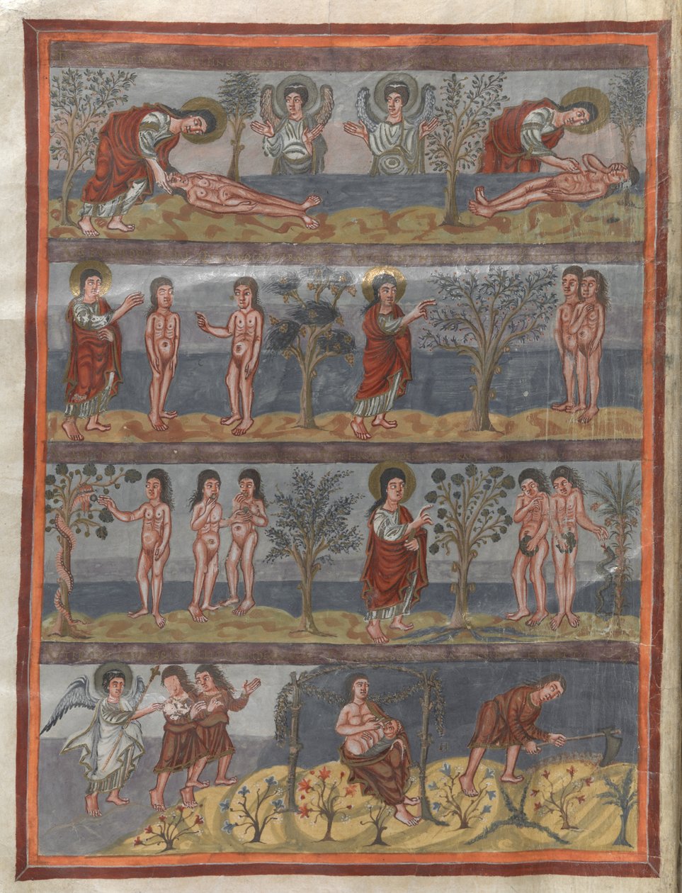 Ekle. 10546, f.5v Adem ve Havva