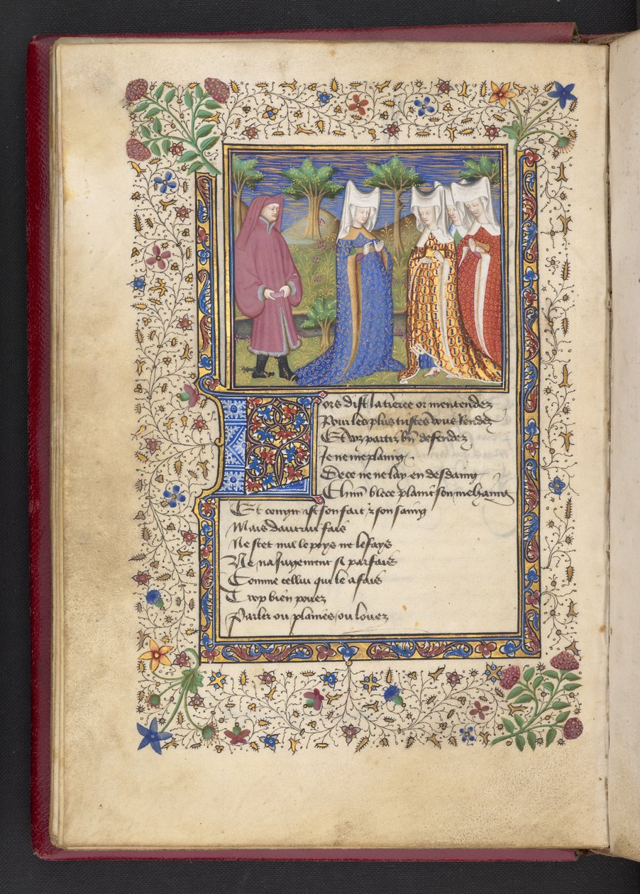 Ekle MS 21247 f.40v Alain Chartier
