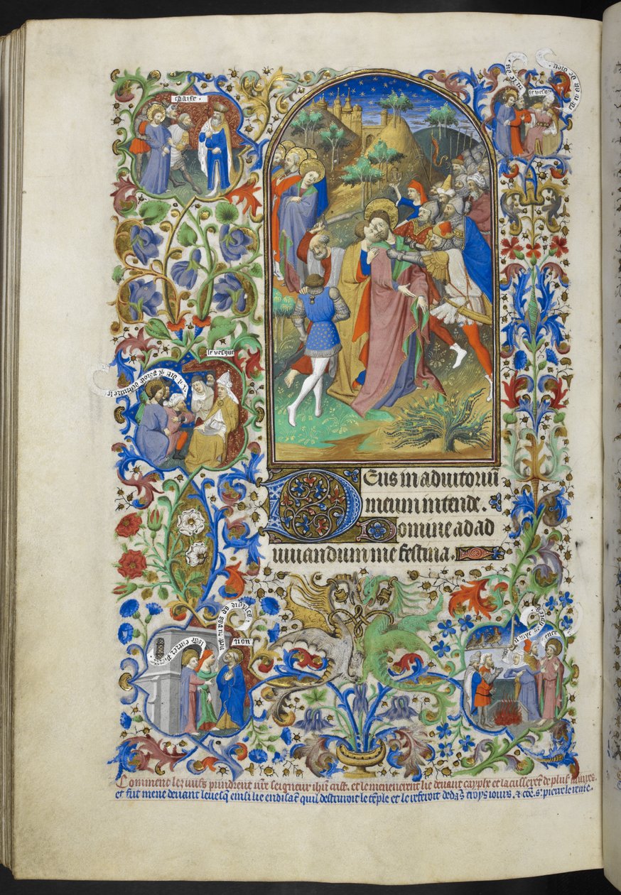 Ms 18850 f.221v, Hours of the Passion [Övgüler]